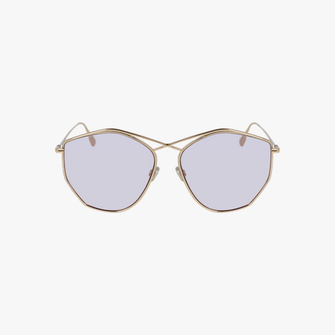 Lunettes de soleil femme DIORSTELLAIRE4 dorée Vue de face