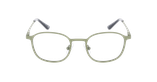 Lunettes de vue homme YOAN vert - Vue de face