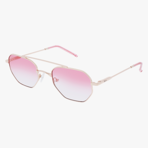 Lunettes de soleil CERVIN dorée/rose