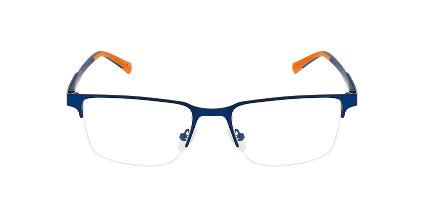 Lunettes de vue homme BENOIT bleu - Vue de face