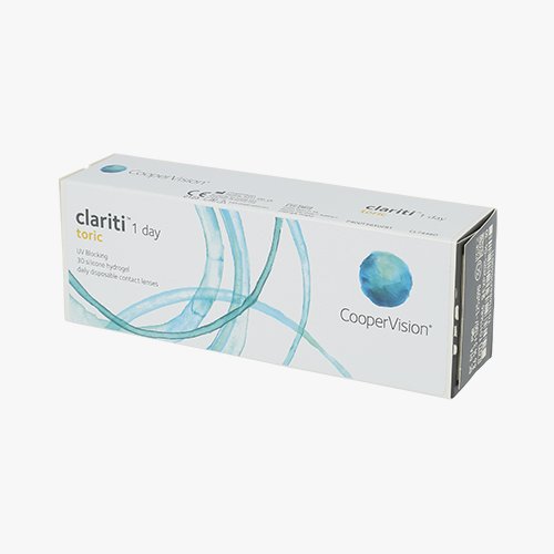 Lentilles de contact Clariti 1 Day Toric 30L - Vue de face