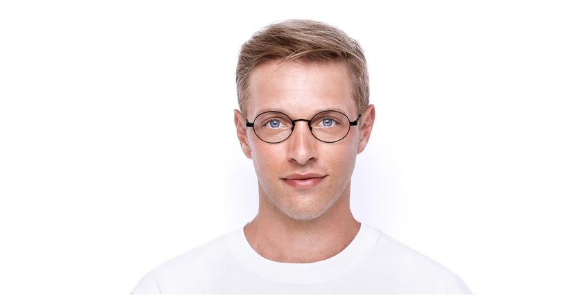 Lunettes de vue homme ORLANDO noir - Vue de face