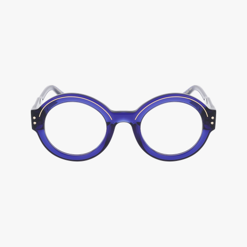 Lunettes de vue CARACTERES FIL D'OR PERSPICACE bleu