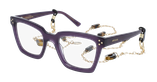 Lunettes de vue femme CARACTÈRES MYSTERIEUSE violet - Vue de face