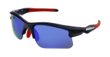 Lunettes de soleil homme Bike-Star bleu - vue de 3/4