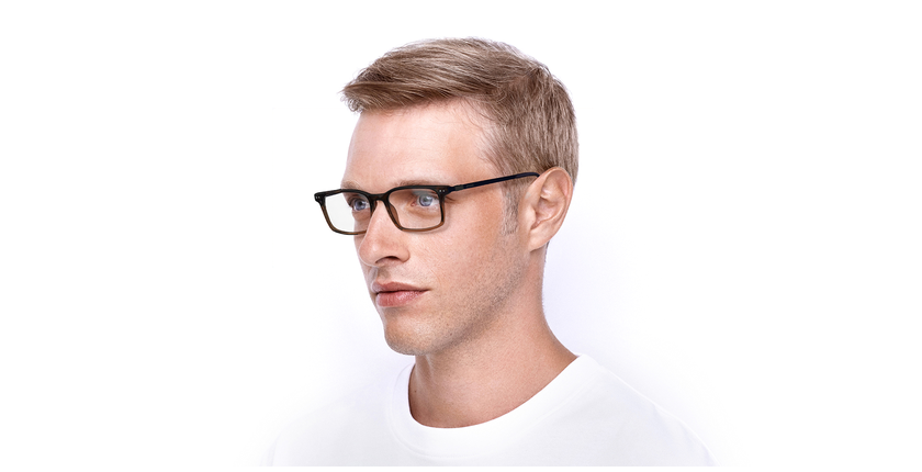 Lunettes de vue homme GARY écaille - Vue de face