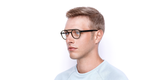 Lunettes de vue homme MAGIC209 marron - Vue de face