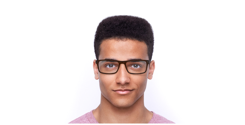 Lunettes de vue homme MAGIC206 marron - Vue de face