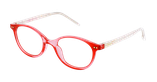 Lunettes de vue enfant ISALINE rose - Vue de face