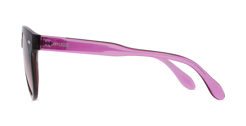 Lunettes de soleil femme CHERRY écaille/écaille violet - Vue de face