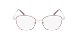 Lunettes de vue femme MAGIC MARINE violet/dorée - Vue de face