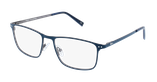 Lunettes de vue homme MAGIC GEOFFROY bleu marine/argenté - Vue de face