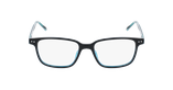 Lunettes de vue enfant MAGIC SAMSON noir/turquoise - Vue de face