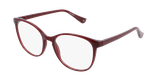 Lunettes de vue femme RZERO5 rouge - vue de 3/4