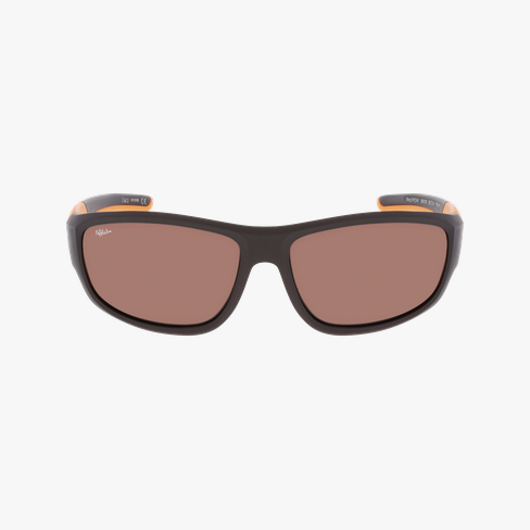 Lunettes de soleil enfant PICHI marron/orange Vue de face