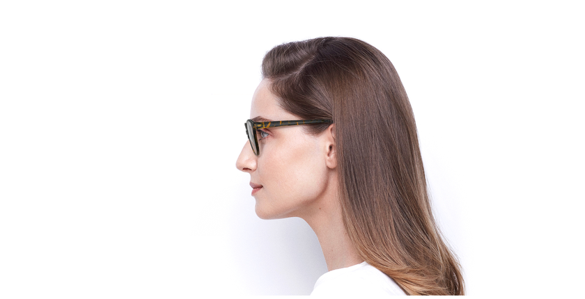 Lunettes de vue femme RZERO 34 écaille - Vue de face