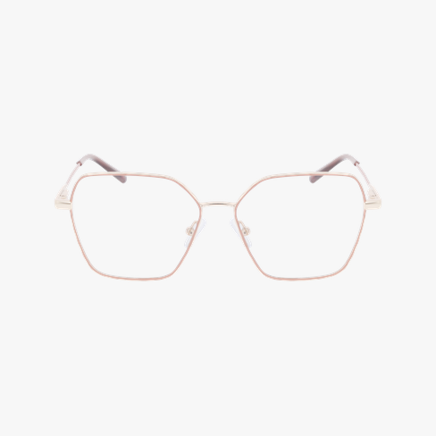 Lunettes de vue femme MAGIC291 rose/dorée Vue de face