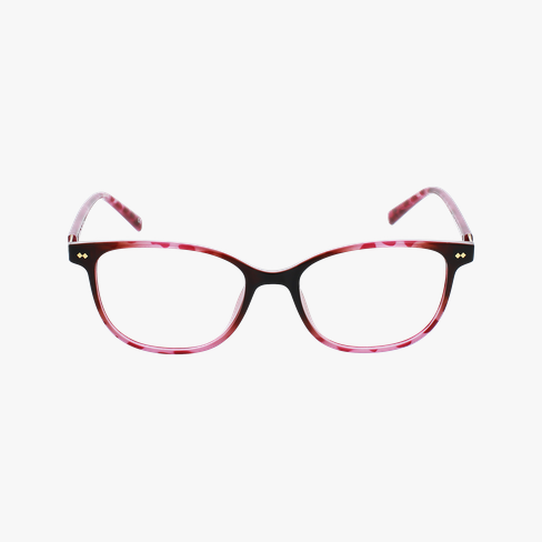 Lunettes de vue femme JOSEPHINE écaille/rose Vue de face