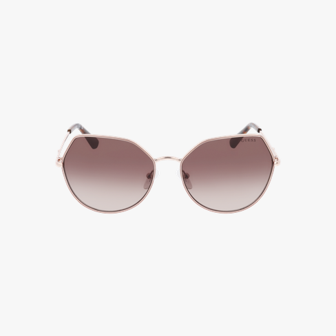 Lunettes de soleil femme GU7867 dorée Vue de face