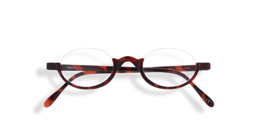 Lunettes de vue FORTY COFFRET 01 +1.25 orange - Vue de face