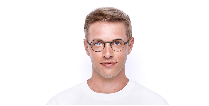 Lunettes de vue homme AURELIEN écaille - Vue de face