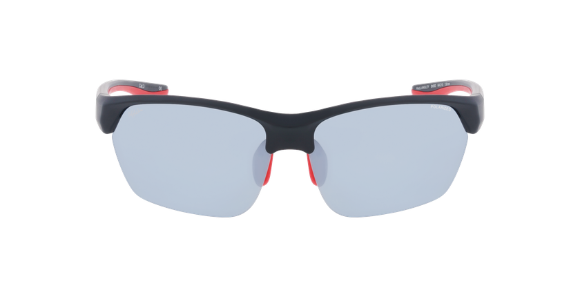 Lunettes de soleil LANGLEY POLARIZED noir/rouge - Vue de face