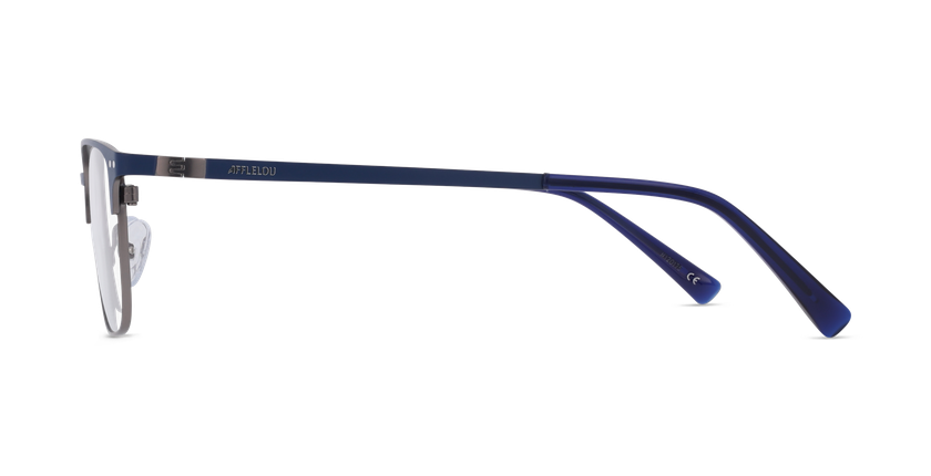 Lunettes de vue homme NATHEO bleu - Vue de face