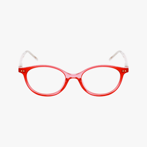 Lunettes de vue enfant ISALINE rose Vue de face