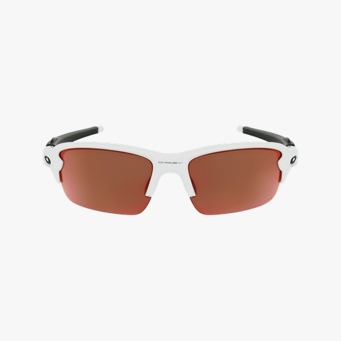 Lunettes de soleil homme Flak XS OJ9005 blanc Vue de face