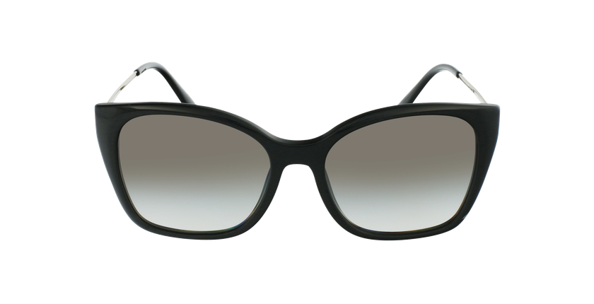 Lunettes de soleil femme 0PR 12XS noir - Vue de face