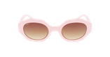 Lunettes de soleil femme LUZIA rose - Vue de face