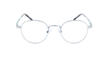 Lunettes de vue homme MAGIC 132 argenté/vert - Vue de face