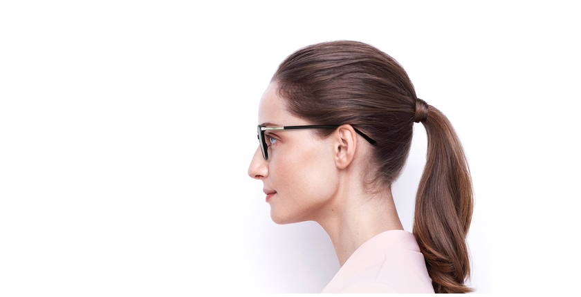 Lunettes de vue femme MAGIC SOHANE noir - Vue de côté