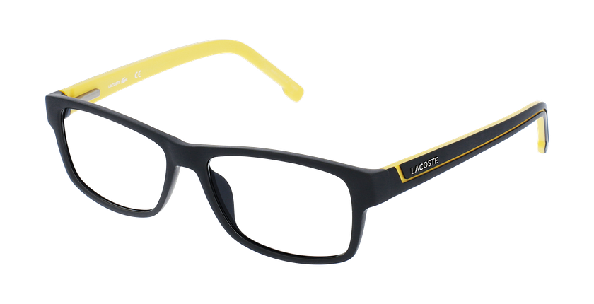 Lunettes de vue homme L2707 noir - Vue de face