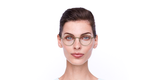 Lunettes de vue femme GG0684O dorée/dorée - Vue de face