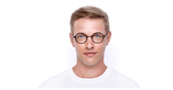 Lunettes de vue homme MANI noir - Vue de face