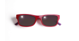 Lunettes de soleil enfant SAE5940 rose/violet - Vue de face