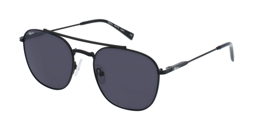 Lunettes de soleil homme PHIL noir - Vue de face