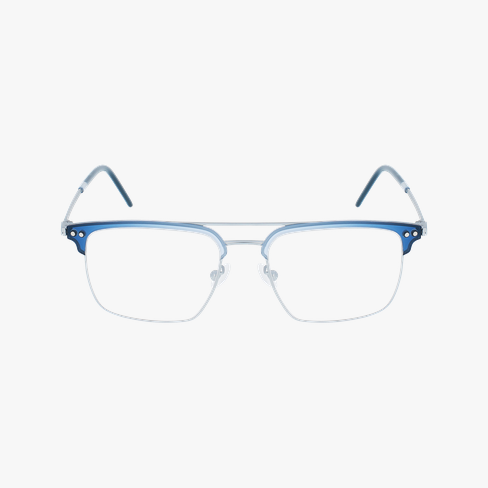 Lunettes de vue homme MAGIC 202 bleu/argenté Vue de face