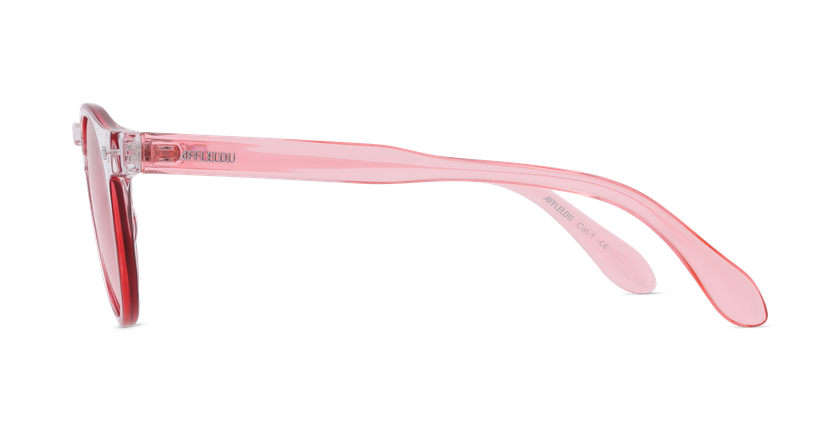 Lunettes de soleil LEMON rose - Vue de face