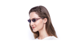 Lunettes de soleil femme MINEAPOLIS rose - Vue de face