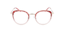 Lunettes de vue femme MAGIC224 rose/dorée