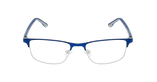 Lunettes de vue homme AYDAN bleu - Vue de face