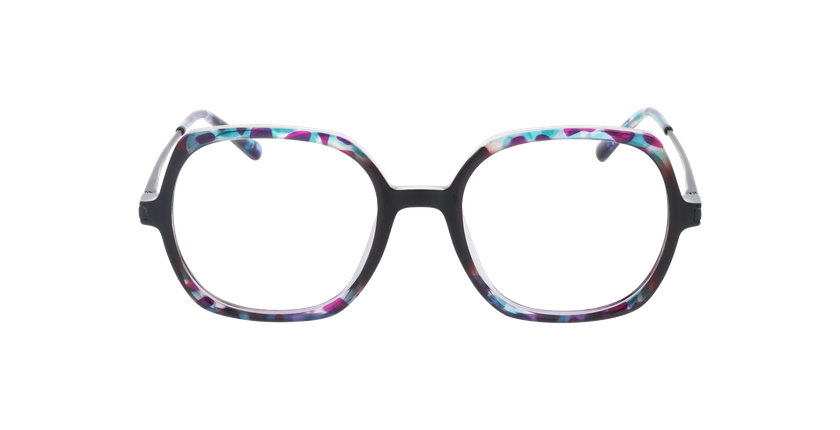 Lunettes de vue femme MILA écaille bleu - Vue de face