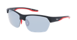 Lunettes de soleil LANGLEY POLARIZED noir/rouge - Vue de face