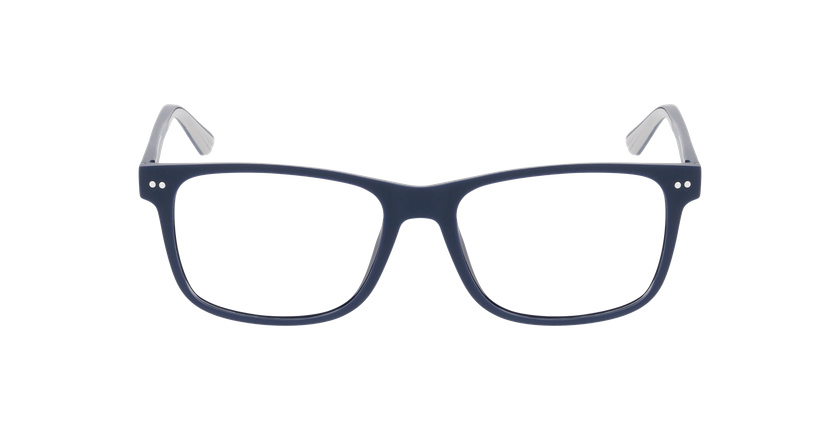 Lunettes de vue homme BASILE bleu - Vue de face