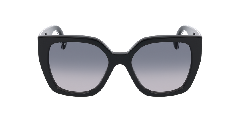 Lunettes de soleil femme GG1300S noir - Vue de face