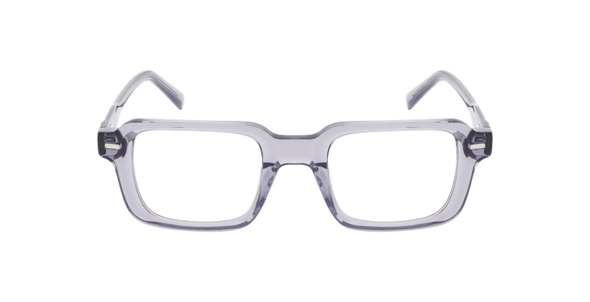 Lunettes de vue homme CARACTÈRES SPONTANE gris/bleu - Vue de face