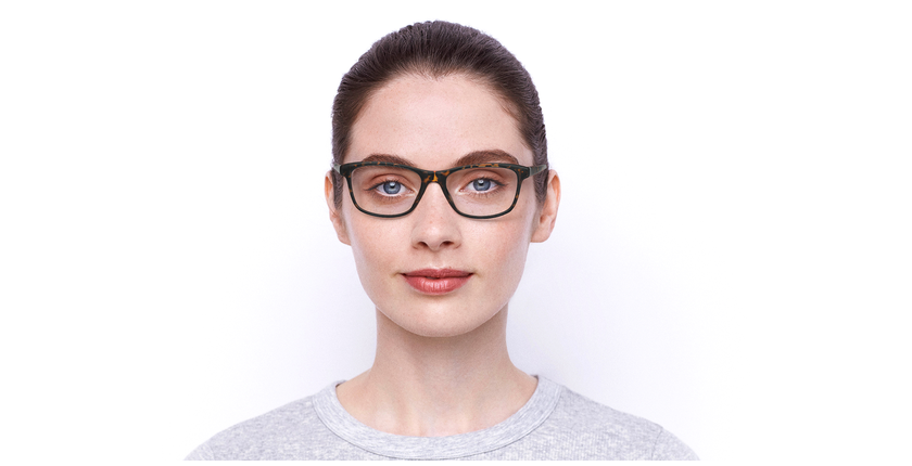 Lunettes de vue femme RZERO6 écaille - Vue de face