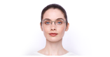 Lunettes de vue femme MAGIC NILA blanc - Vue de face